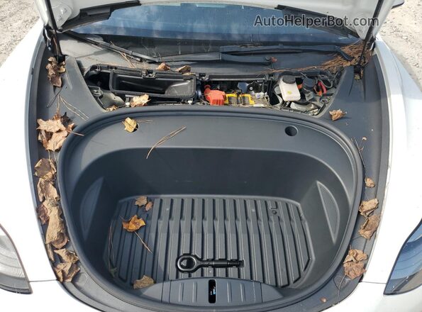 5YJ3E1EC1NF110118 2022 TESLA MODEL Белый Вид задней части салона
