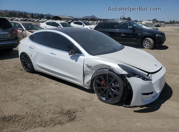 5YJ3E1EC2LF791791 2020 TESLA MODEL Black Przód prawy
