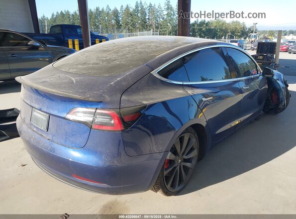 5YJ3E1EC3LF641141 2020 TESLA MODEL 3 Blue Rear right