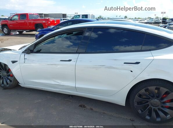 5YJ3E1EC4NF349159 2022 TESLA MODEL 3 White 
