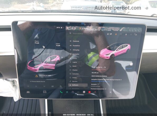 5YJ3E1EC5LF641674 2020 TESLA MODEL 3 Black 