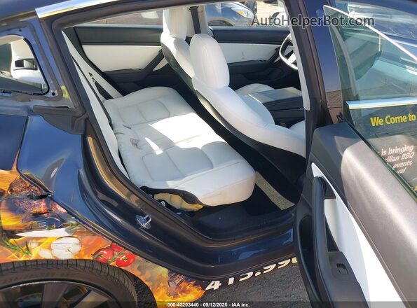 5YJ3E1EC8LF791925 2020 TESLA MODEL 3 Black Widok naklejki z numerem VIN