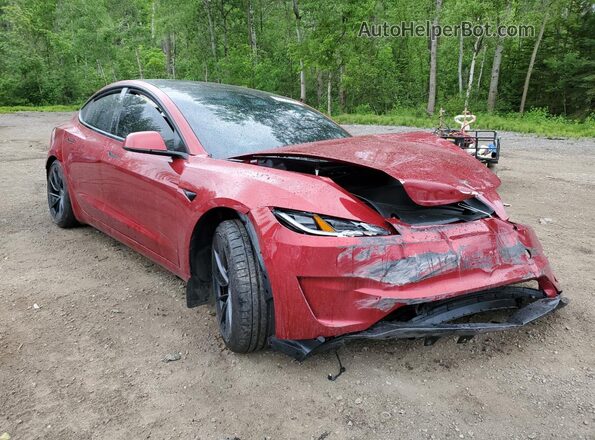 5YJ3E1ET2SF963204 2025 TESLA MODEL Red 