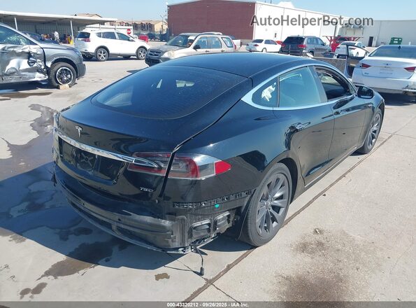 5YJSA1E23KF302229 2019 TESLA MODEL S Black Tył prawy