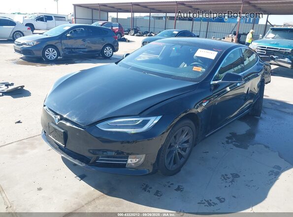 5YJSA1E23KF302229 2019 TESLA MODEL S Black Przód lewy