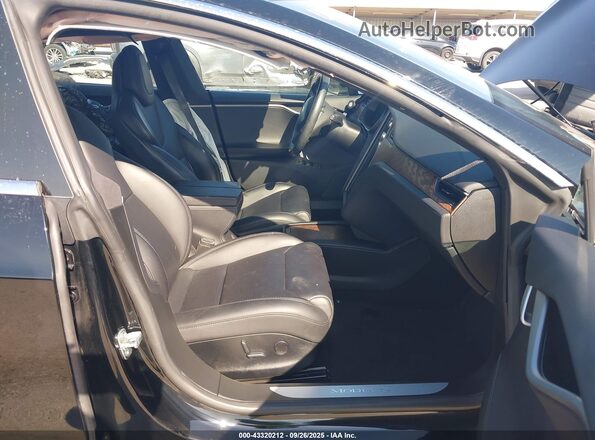 5YJSA1E23KF302229 2019 TESLA MODEL S Black Widok wnętrza z przodu