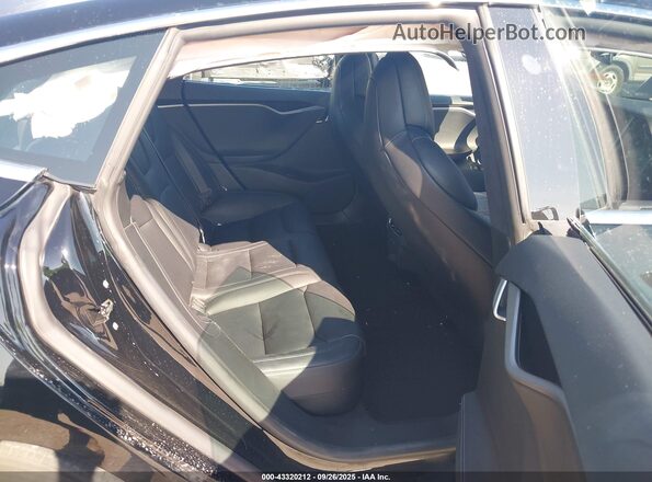 5YJSA1E23KF302229 2019 TESLA MODEL S Black Widok naklejki z numerem VIN