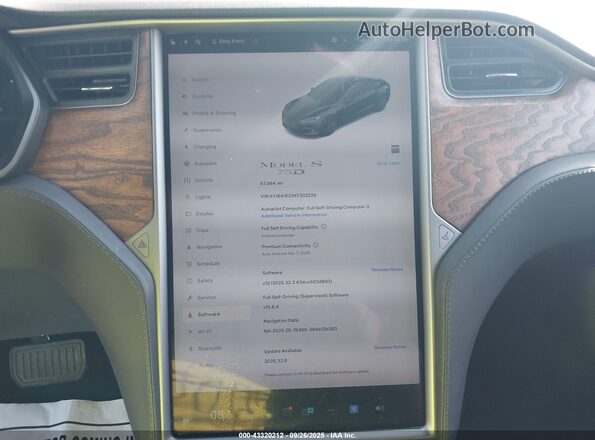 5YJSA1E23KF302229 2019 TESLA MODEL S Black 