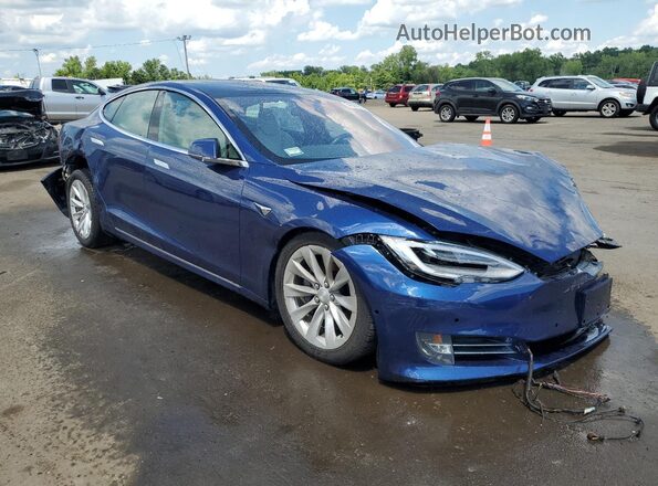 5YJSA1E24LF360738 2020 TESLA MODEL Blue Front right