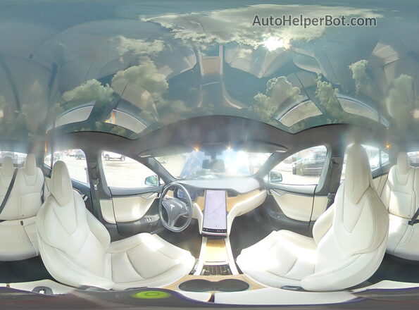 5YJSA1E24LF360738 2020 TESLA MODEL Blue VIN sticker view
