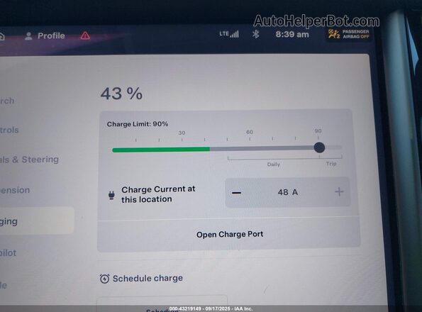 5YJSA1E41LF364165 2020 TESLA MODEL S White 
