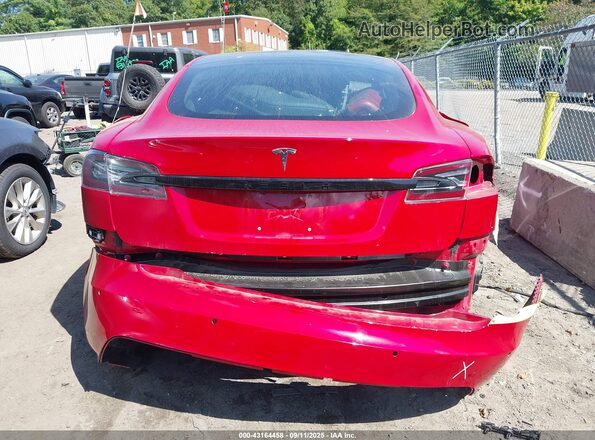 5YJSA1E55MF455921 2021 TESLA MODEL S Красный 