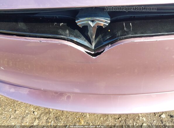 5YJSA1E59MF455808 2021 TESLA MODEL S Розовый Вид спереди