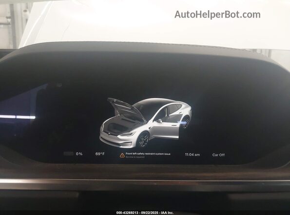 5YJSA1E5XMF432277 2021 TESLA MODEL S Белый 