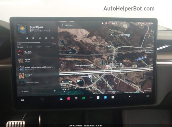 5YJSA1E5XMF432277 2021 TESLA MODEL S Белый 