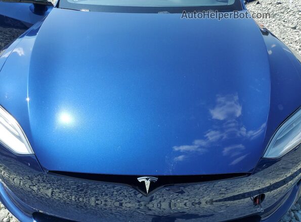5YJSA1E5XMF441609 2021 TESLA MODEL Blue Widok wnętrza z tyłu
