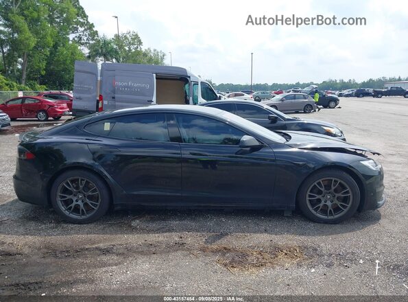5YJSA1E68MF453413 2021 TESLA MODEL S Черный Вид щитка приборов