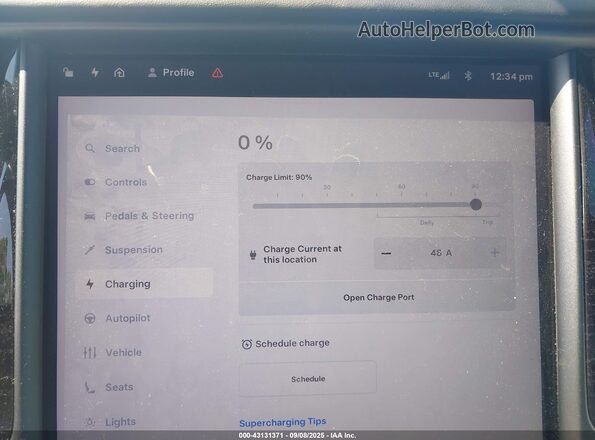 5YJXCBE23LF242783 2020 TESLA MODEL X Black 