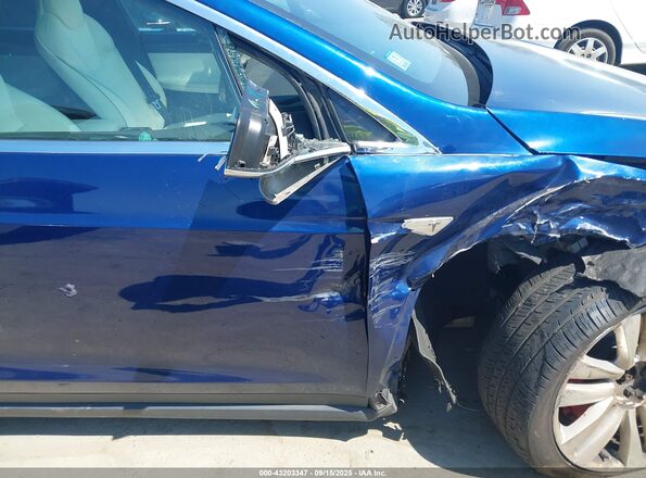 5YJXCBE41GF017897 2016 TESLA MODEL X Dark Blue 