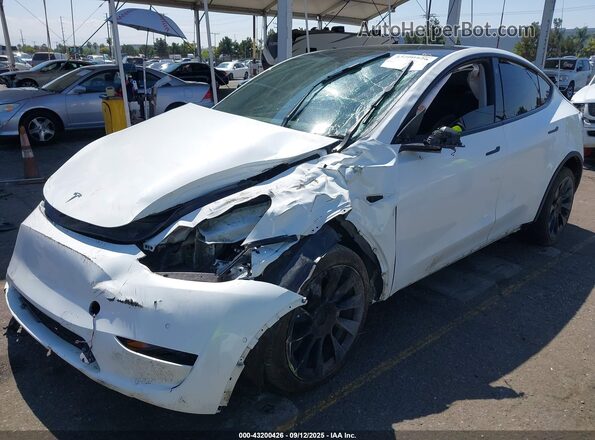 5YJYGAEEXMF158832 2021 TESLA MODEL Y White Вид спереду