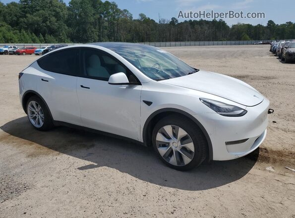5YJYGDEE0MF076089 2021 TESLA MODEL Белый Передняя правая четверть