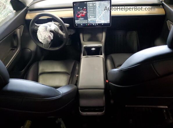 5YJYGDEE0MF188259 2021 TESLA MODEL Y Red Вид панелі приладів