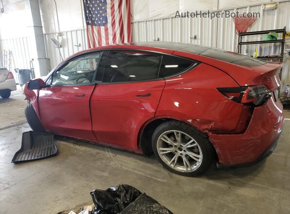 5YJYGDEE0MF188259 2021 TESLA MODEL Y Red Задня ліва чверть