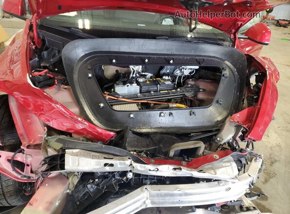 5YJYGDEE0MF188259 2021 TESLA MODEL Y Red Вид задньої частини салону