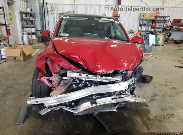 5YJYGDEE0MF188259 2021 TESLA MODEL Y Red Вид спереду