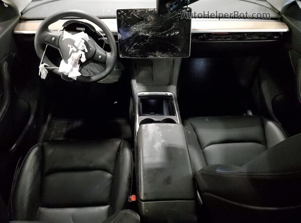 5YJYGDEE0MF190285 2021 TESLA MODEL Серый 
