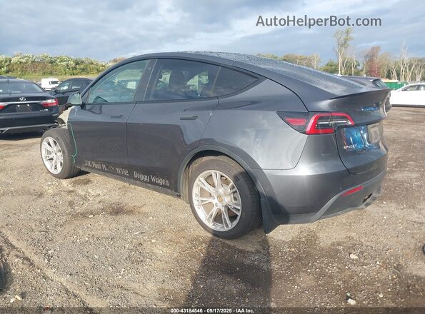5YJYGDEE0MF192201 2021 TESLA MODEL Y Gray Задня ліва чверть