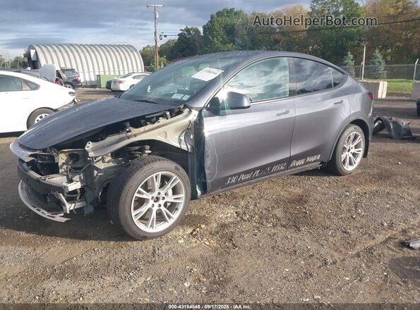 5YJYGDEE0MF192201 2021 TESLA MODEL Y Gray Передня ліва чверть
