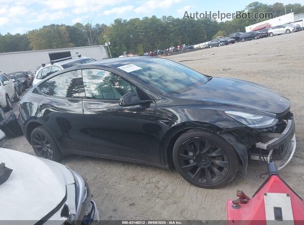 5YJYGDEE0MF230784 2021 TESLA MODEL Y Черный Вид задней части салона