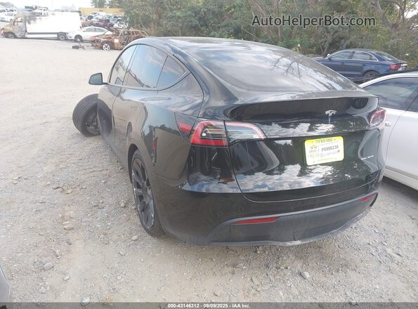 5YJYGDEE0MF230784 2021 TESLA MODEL Y Черный Задняя левая четверть