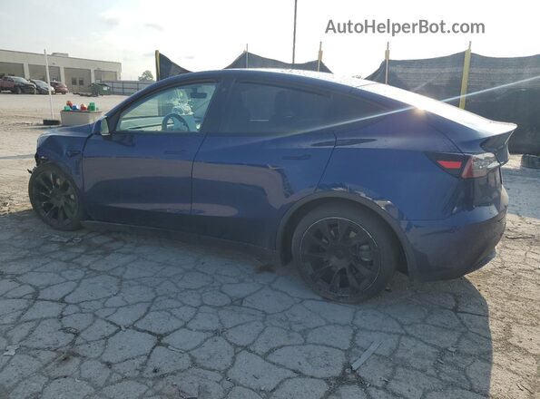 5YJYGDEE1LF029586 2020 TESLA MODEL Blue Задня ліва чверть