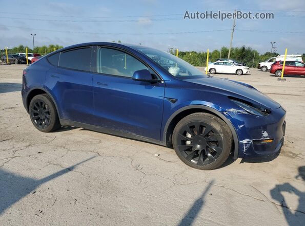5YJYGDEE1LF029586 2020 TESLA MODEL Blue Передня права чверть
