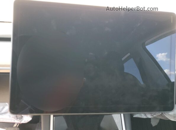 5YJYGDEE1LF029586 2020 TESLA MODEL Blue Вид щитка приладів