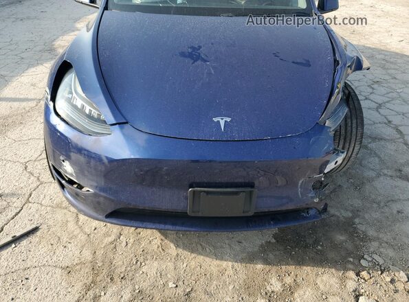 5YJYGDEE1LF029586 2020 TESLA MODEL Blue Вид задньої частини салону
