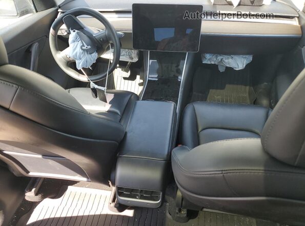 5YJYGDEE1LF029586 2020 TESLA MODEL Blue Вид панелі приладів