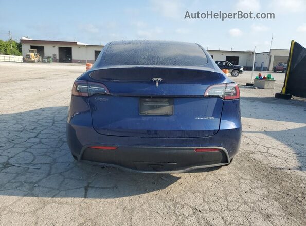 5YJYGDEE1LF029586 2020 TESLA MODEL Blue Вид ззаду
