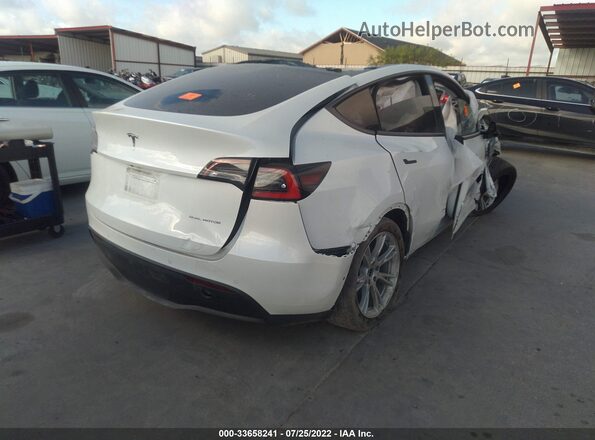 5YJYGDEE1MF087909 2021 TESLA MODEL Y White Հետևի աջ