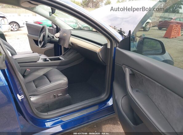 5YJYGDEE1MF199691 2021 TESLA MODEL Y Blue Սալոնի դիմացի տեսք