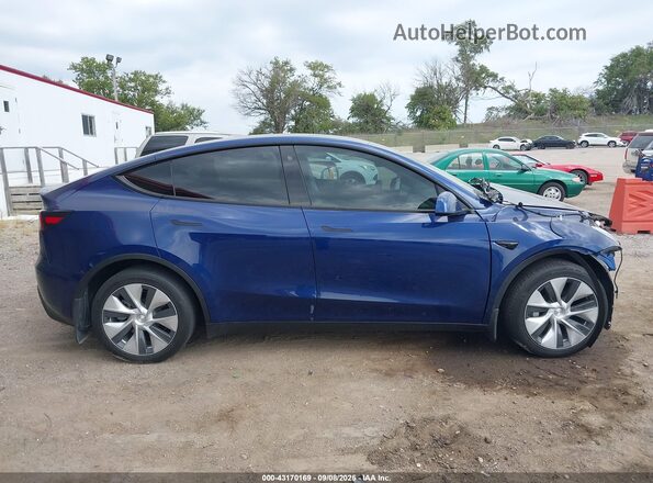 5YJYGDEE1MF199691 2021 TESLA MODEL Y Blue Սալոնի 360 աստիճան տեսք