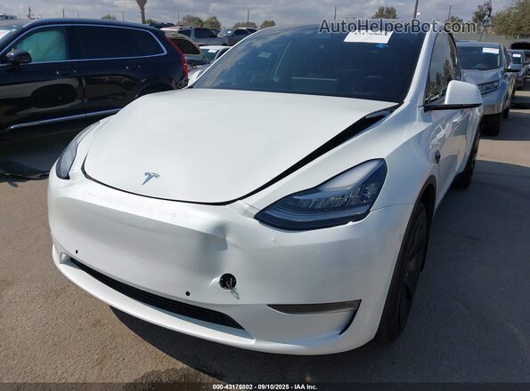5YJYGDEE1MF299130 2021 TESLA MODEL Y White წინა ხედი