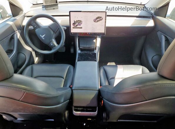 5YJYGDEE2MF080645 2021 TESLA MODEL Gray Առջևի վահանակի տեսք