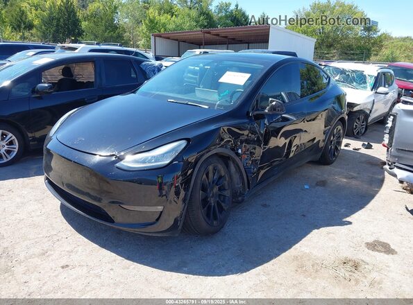 5YJYGDEE2MF154145 2021 TESLA MODEL Y Black Передня ліва чверть