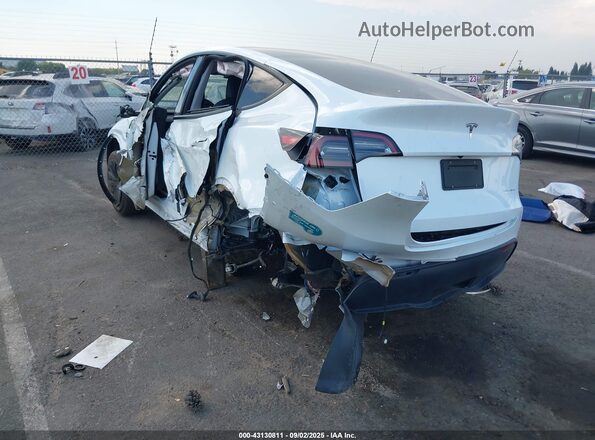 5YJYGDEE2MF199585 2021 TESLA MODEL Y White Задня ліва чверть