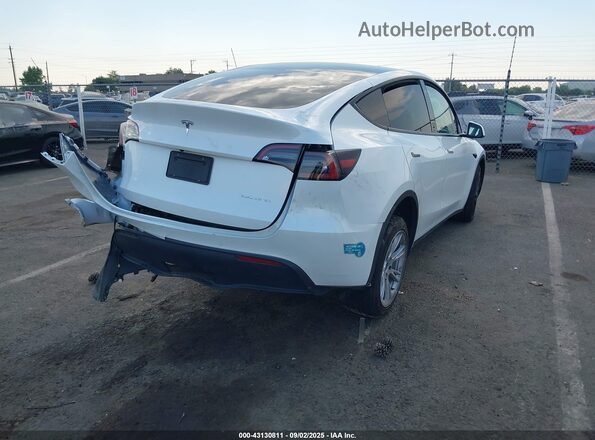 5YJYGDEE2MF199585 2021 TESLA MODEL Y White Задня права чверть