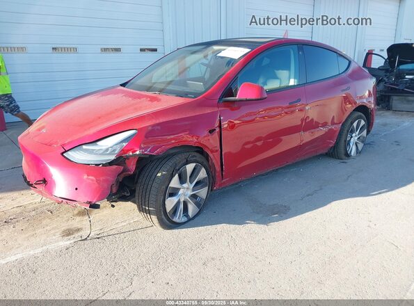 5YJYGDEE2MF251572 2021 TESLA MODEL Y Red 