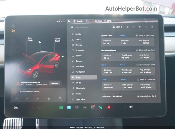 5YJYGDEE2MF251572 2021 TESLA MODEL Y Red 